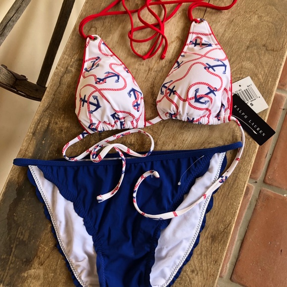 Ralph Lauren Other - RALPH LAUREN Anchor Nautical Bikini NWT